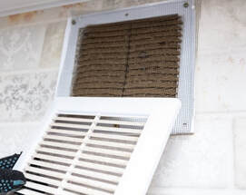 Picture of the air filter cleaning process