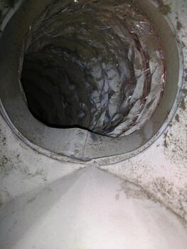 ductwork before getting cleaned by one of our professionals
